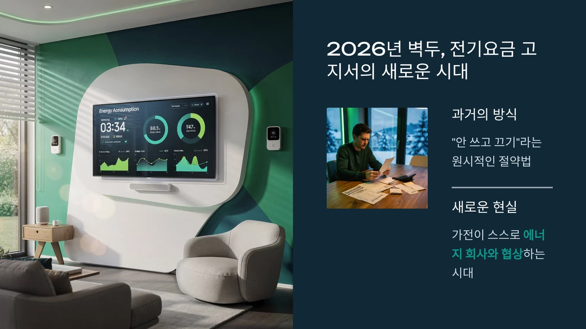 전기요금 고지서의 새로운 시대, 가전이 에너지 회사와 협상