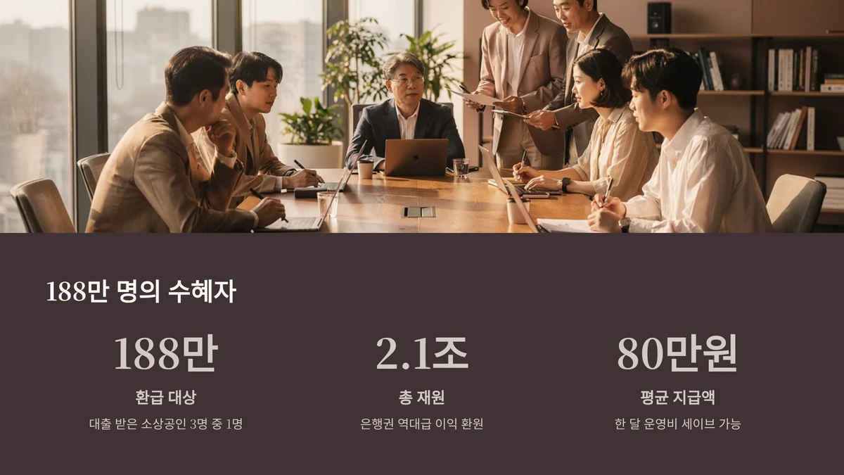 회의실에서 노트북과 자료를 보며 토론하는 비즈니스 팀