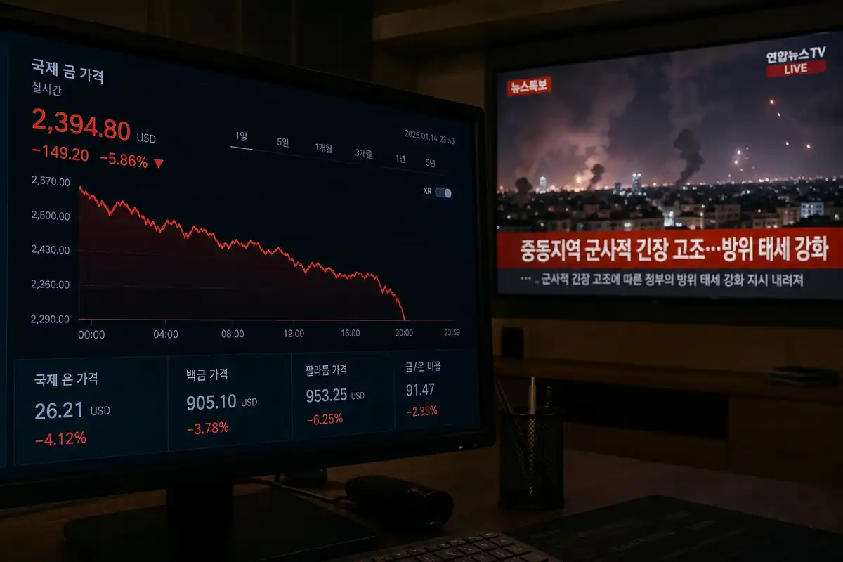 안전 자산의 배신? 2026년 금값 전망 뒤집은 폭락의 미스터리